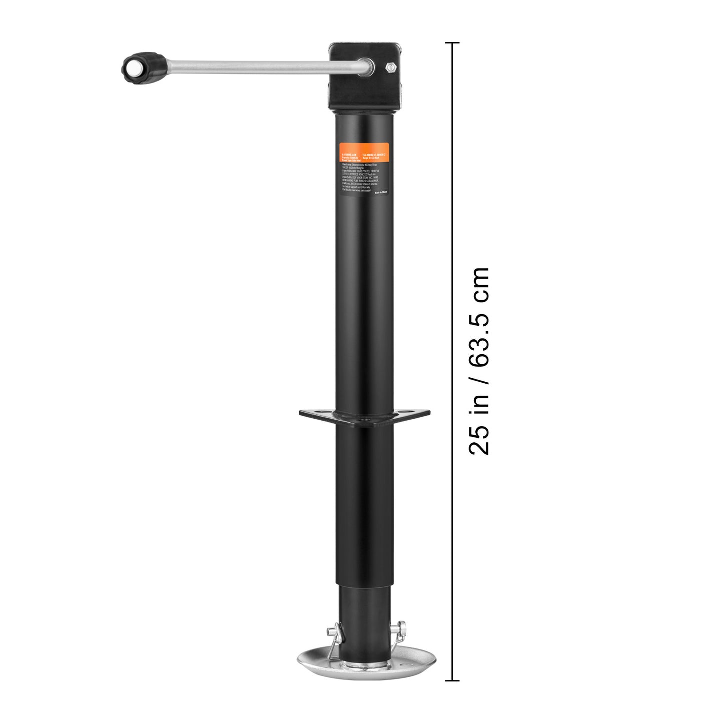 VEVOR Trailer Jack, Trailer Tongue Jack A Frame Bolt On Weight Capacity 5000 Lb, Trailer Jack Stand With Handle For Lifting RV Trailer, Horse Trailer, Utility Trailer, Yacht Trailer