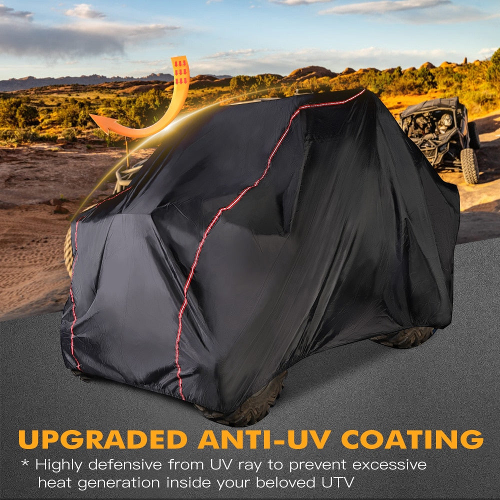 NICECNC Vehicle Storage UTV Cover From Rain Karting For Polaris RANGER 400 500 EV RZR 570 800 XP 1000 900 XP Turbo Can-AM HONDA