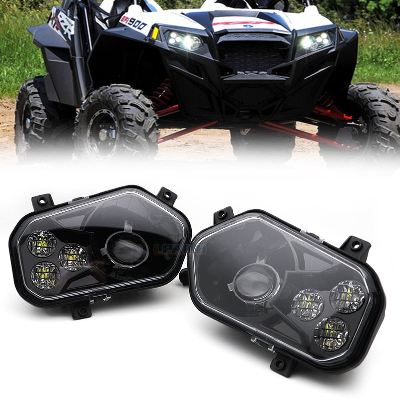 ATV Accessories Led Lights Atv Headlights For 2012-2013 Polaris RZR Side X Sides and 2012-2013 Sportsman RZR 800 900 570.