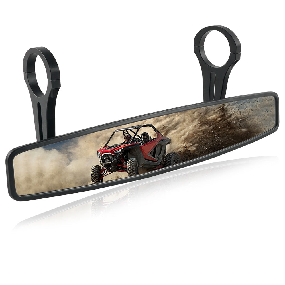 NICECNC UTV Rear View Mirror For 1.75&quot; Roll Bar For Arctic Cat Wildcat X 2013+ Sport 700 2015+ Prowler Honda Pioneer John Deere