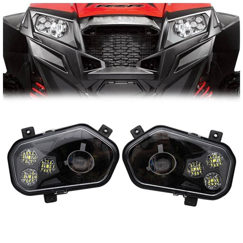 ATV Accessories Led Lights Atv Headlights For 2012-2013 Polaris RZR Side X Sides and 2012-2013 Sportsman RZR 800 900 570.