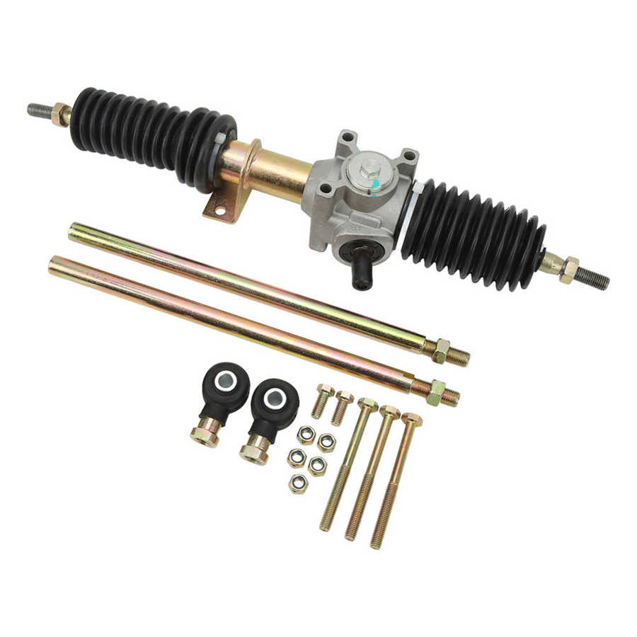 Power Steering Rack Pinion Assembly Metal Gear Box Tie Rods Rack Kit for Polaris RZR S 800