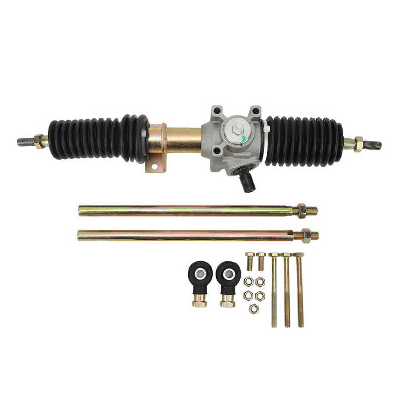 Power Steering Rack Pinion Assembly Metal Gear Box Tie Rods Rack Kit for Polaris RZR S 800