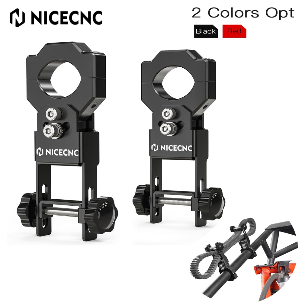 NICECNC 1 Pair Drive Belt Holder Clamp Mount Clamp Retainer Set Fit For 1.5&quot;-2&quot; Roll Bars Can Am Maverick X3 Aluminum