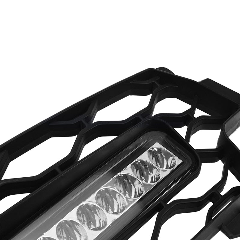 Steel Mesh Grille with led light for can am defender