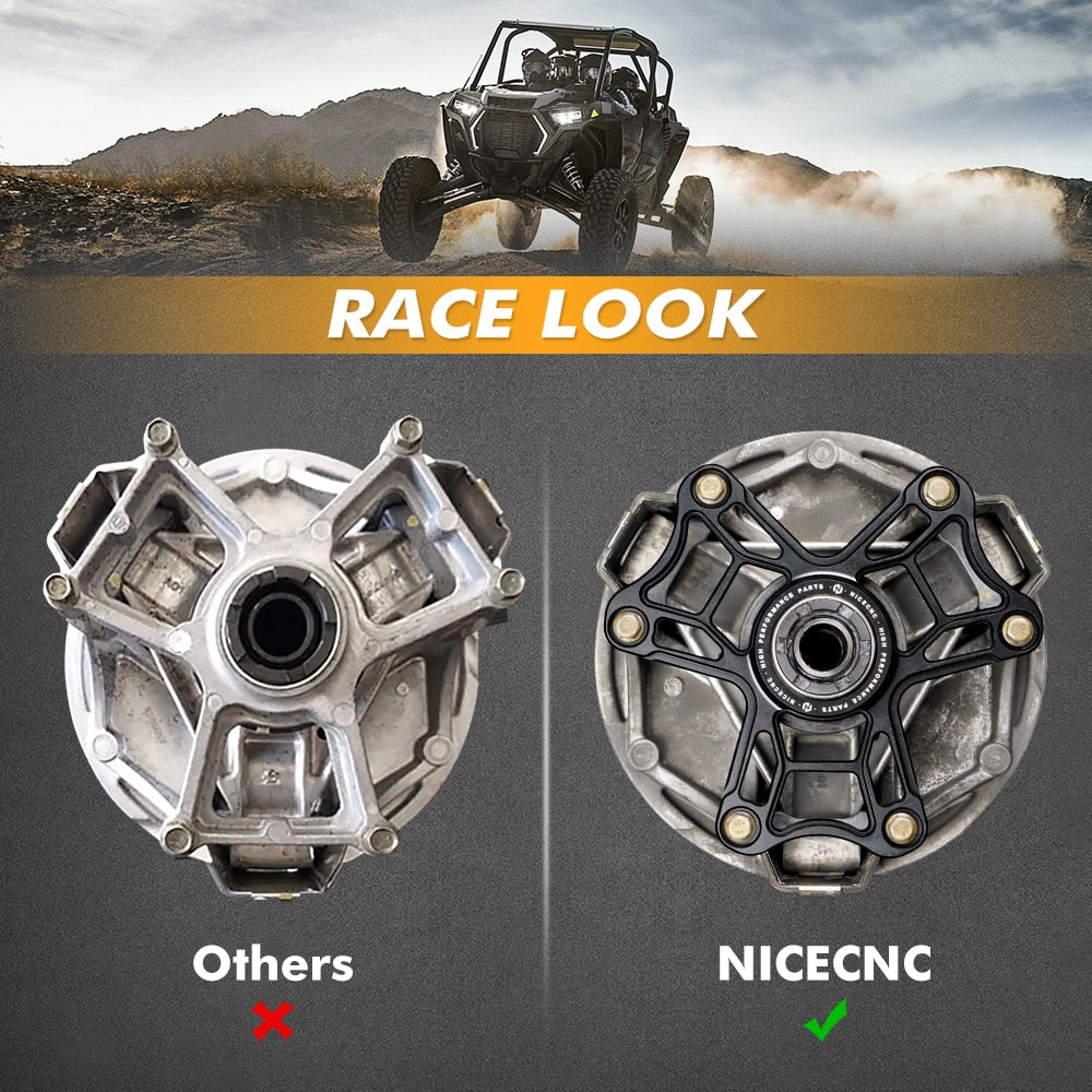 NiceCNC UTV For Polaris RZR RS1 18-21 TURBO 19-21 XP 4 TURBO 17-20 XP TURBO 16-20 Cyclone Primary Clutch Cover Guard Protector