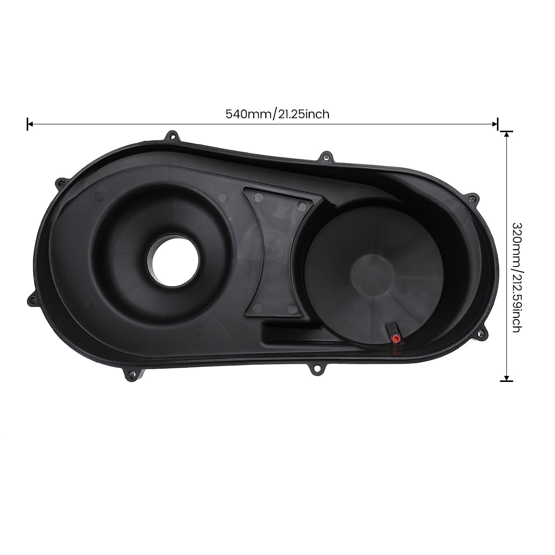 Outer Primary &amp; Secondary Clutch Cover Back Plate For Polaris RZR 1000 XP 2015-2021 General #2635611