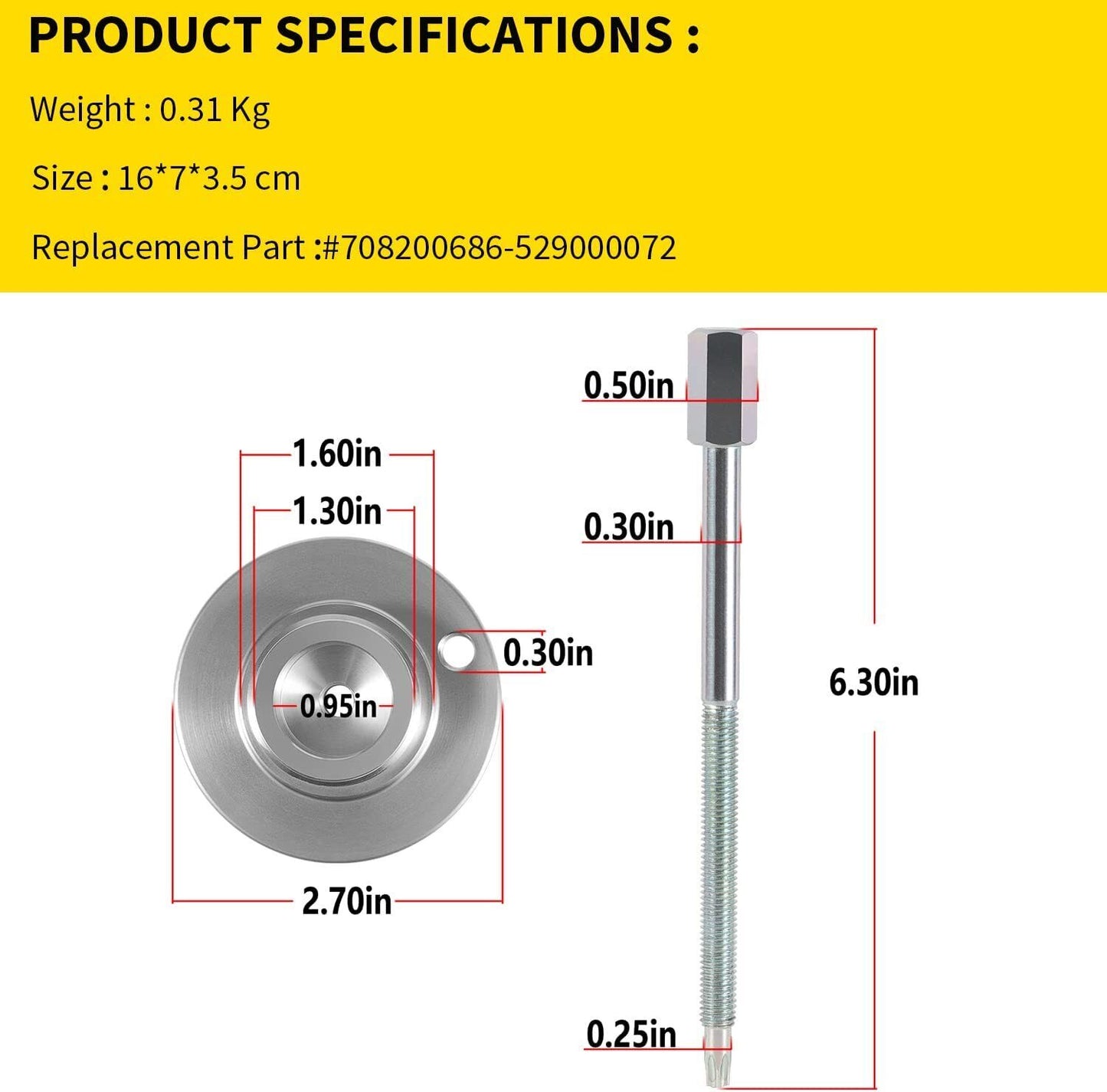 TML Can Am Defender Maverick Sport Belt Removal Clutch Cvt Tool Ac-Ca-0686-0072 Replace 708200686-529000072