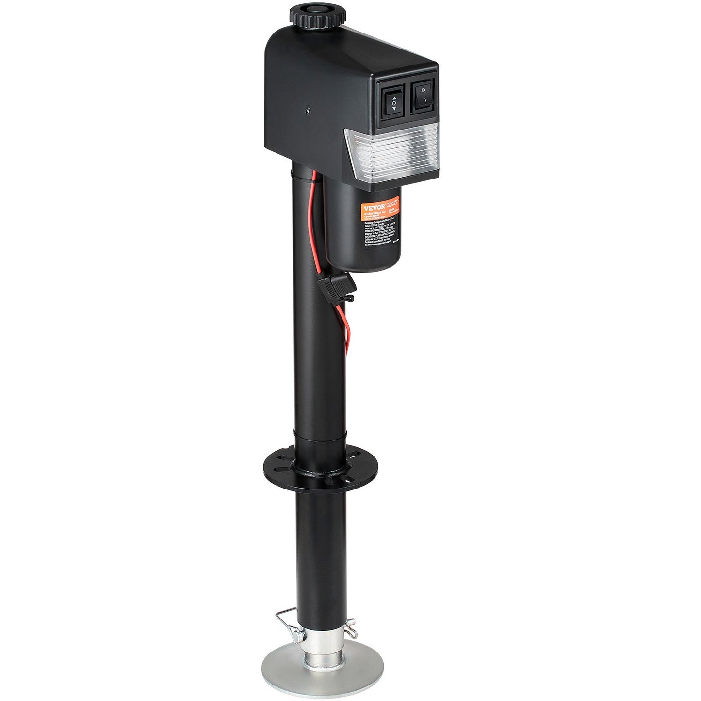 VEVOR Electric Trailer Jack, Power Tongue Jack Weight Capacity 3500 Lbs, Electric Tongue Jack With Waterproof Cover For Lifting RV Trailer, Horse Trailer, Utility Trailer, Yacht Trailer