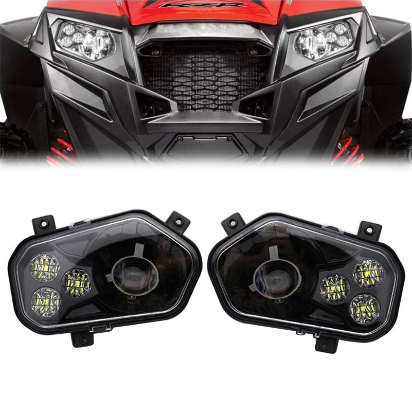 ATV Accessories Led Lights Atv Headlights For 2012-2013 Polaris RZR Side X Sides and 2012-2013 Sportsman RZR 800 900 570.