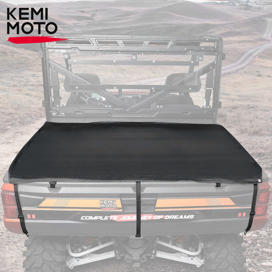 KEMIMOTO UTV Cargo Bed Tonneau Cover Waterproof Adjustable Protect Covers Compatible with Polaris Ranger 1000, XP 1000 900 570