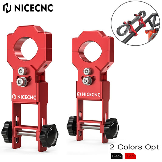 NICECNC 1 Pair Drive Belt Holder Clamp Mount Clamp Retainer Set Fit For 1.5&quot;-2&quot; Roll Bars Can Am Maverick X3 Aluminum