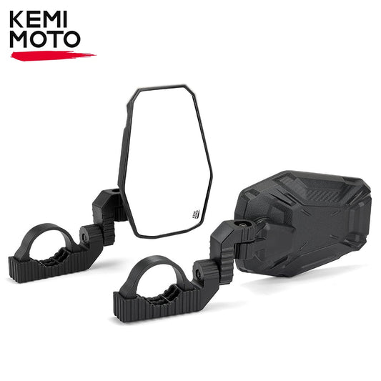 1.65&quot; 1.75&quot; 1.875&quot; 2&quot; UTV Side Mirrors 3 Adjust Methods Compatible with Polaris RZR 800 for Can-Am X3 for Cf moto for Arctic Cat